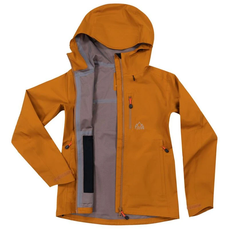 Mustard waterproof shop jacket