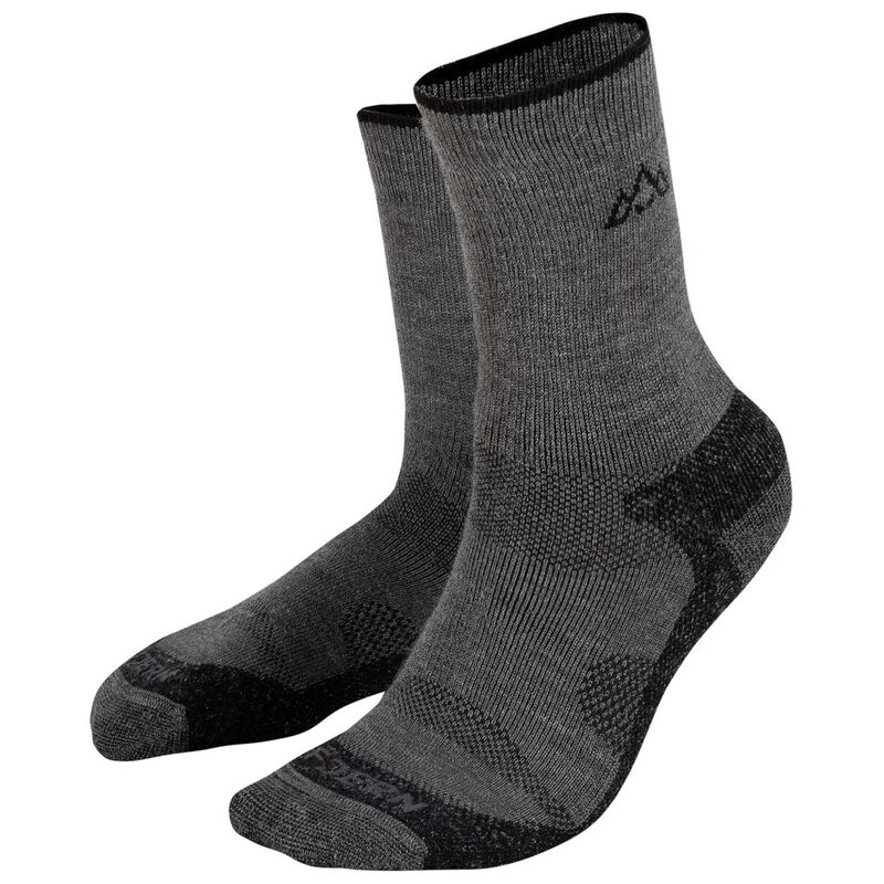 Fjern Tarn Hiking Socks (3 Pack - Grey/Black) | Sportpursuit.com