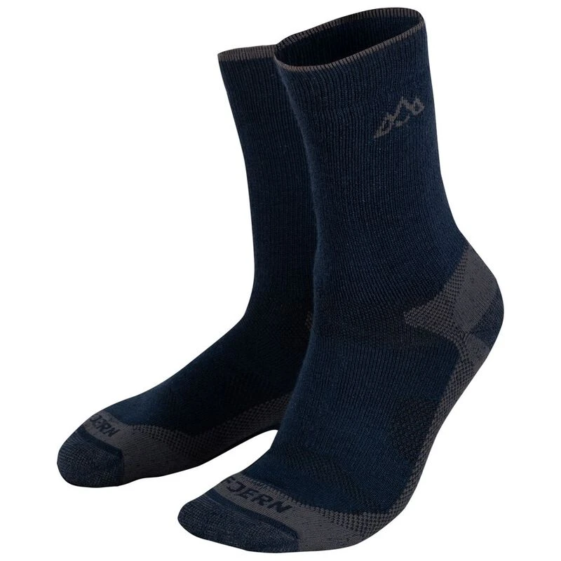 Fjern Tarn Hiking Socks (3 Pack - Navy/Grey) | Sportpursuit.com