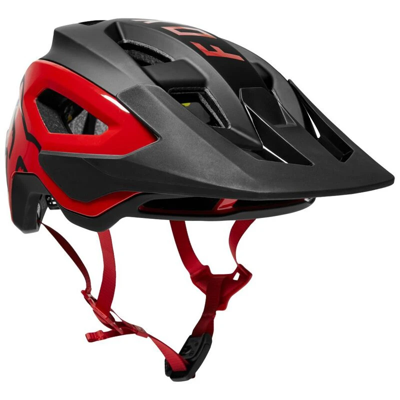 Casque velo rouge et noir shop
