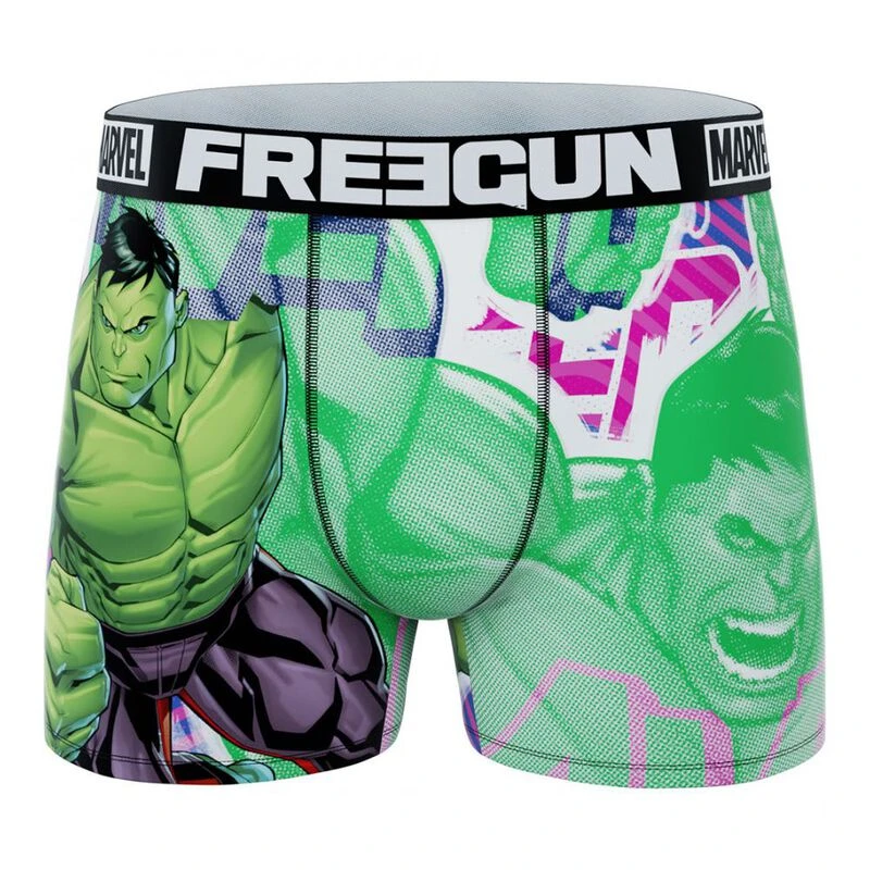 Freegun Sous vetements Marvel Homme Bleu Vert Orange Violet privat