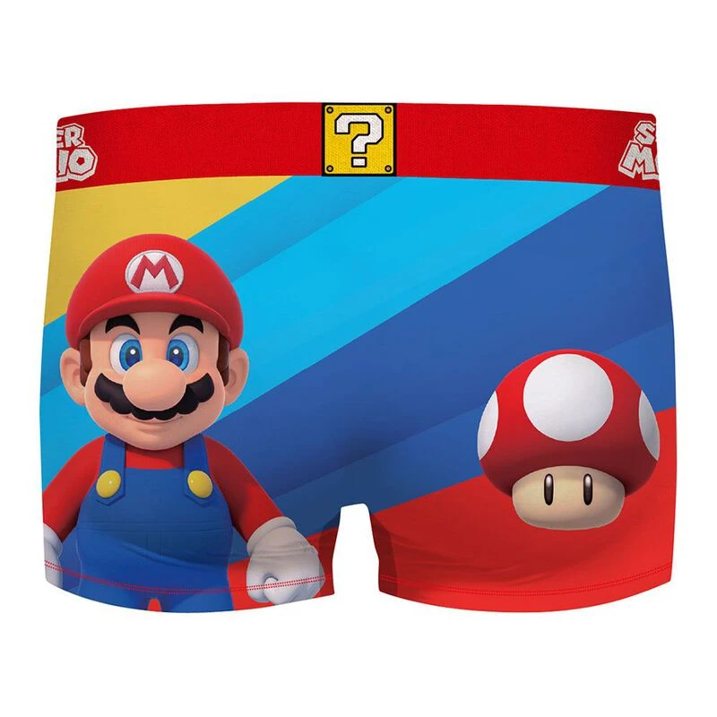 Freegun Mens Super Mario Bros Underwear (Blue/Orange)