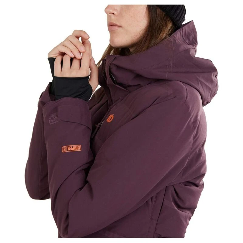 Fundango Womens Pumila Padded Jacket Aubergine Sportpursuit