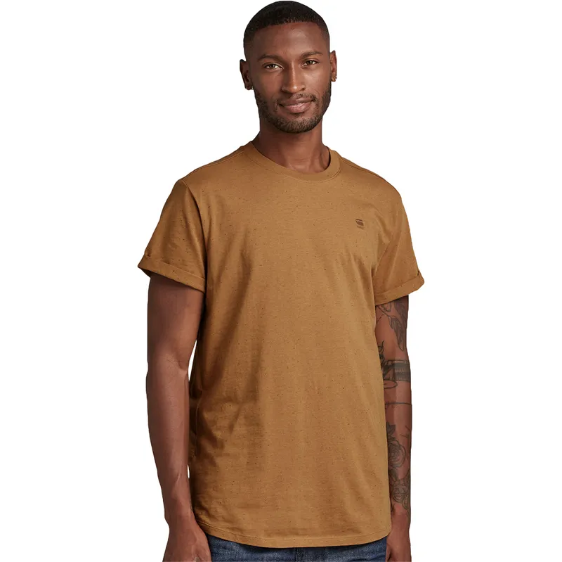 G StarRaw T Shirt Mirage Homme Marron privatesportshop