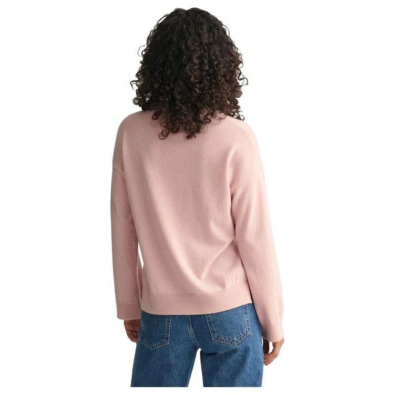Gant Pull Superfine Lambswool Femme Rose privatesportshop.be fr