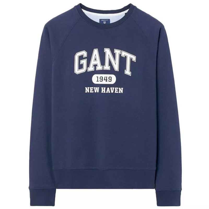Gant Mens Summer Logo Pullover (Navy) | Sportpursuit.com