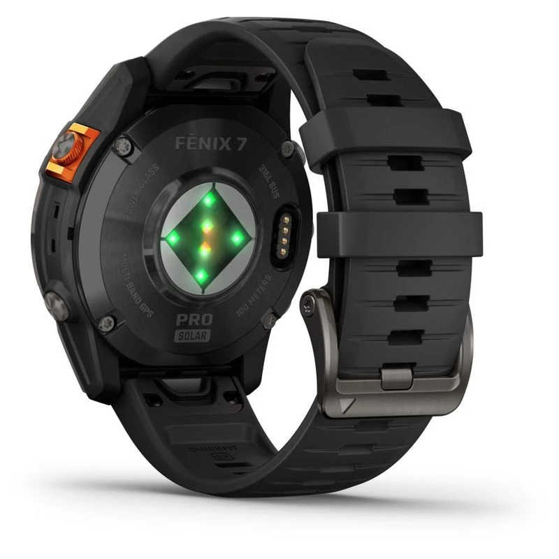 Garmin fenix 7 Pro Solar Sports Watch Black Sportpursuit