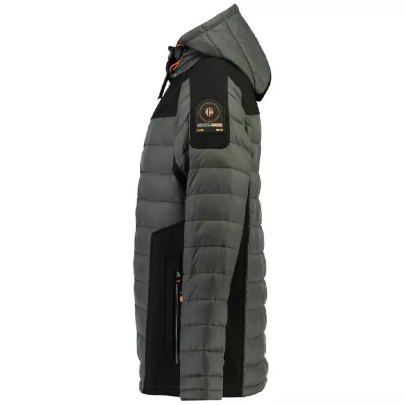 Geographical Norway Mens Baleine Parka Dark Grey Sportpursuit Com