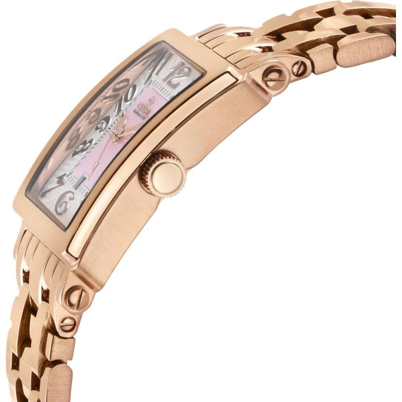 Gevril Womens Avenue of Americas Watch Rose Pink Sportpursuit