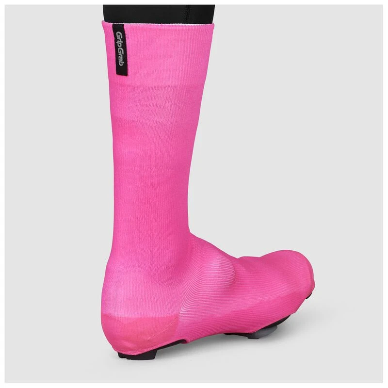 Gripgrab Flandrien Waterproof Road Overshoes Pink Sportpursuit