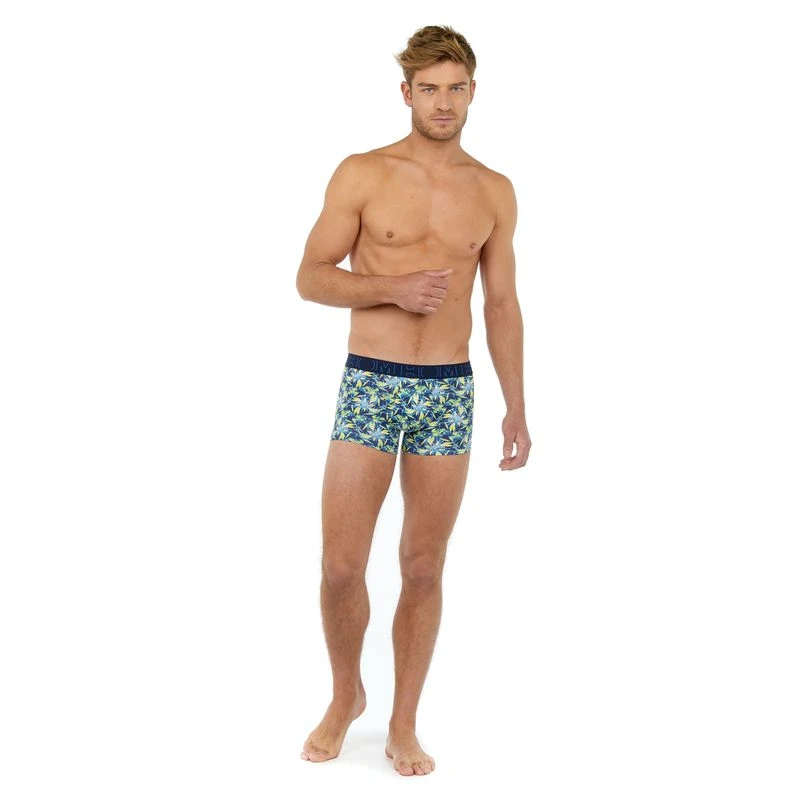 HOM Sous vetements Tropical Homme Bleu Marine Bleu Blue Print priv