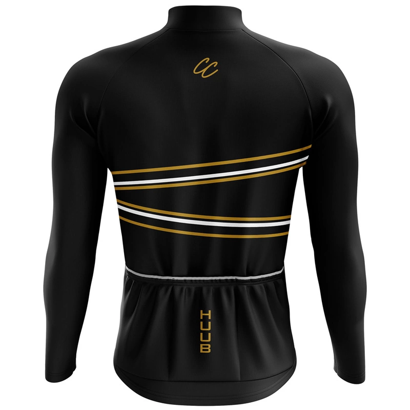 HUUB Mens CC Long Sleeve Thermal Cycling Jersey (Black) Sportpursuit