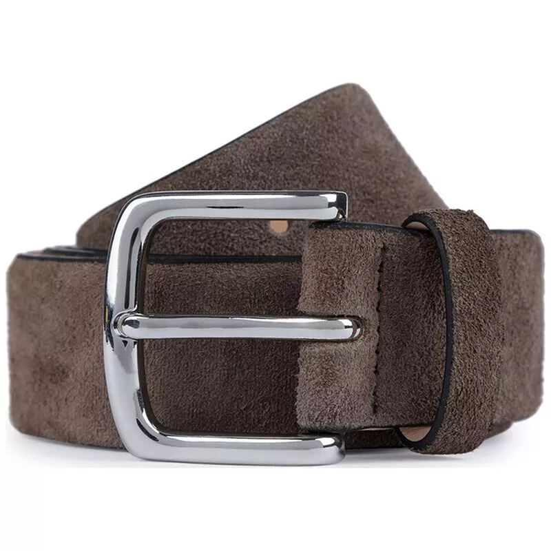 Hackett Mens Suede Belt Taupe Sportpursuit