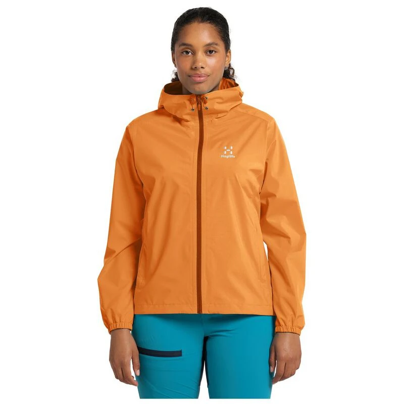 Haglöfs Womens Buteo Waterproof Jacket (Soft Orange) | Sportpursuit.co