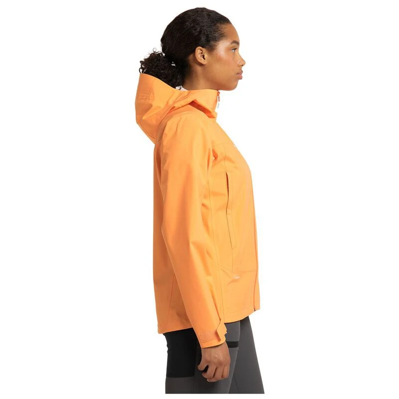 Orange waterproof sales jacket womens