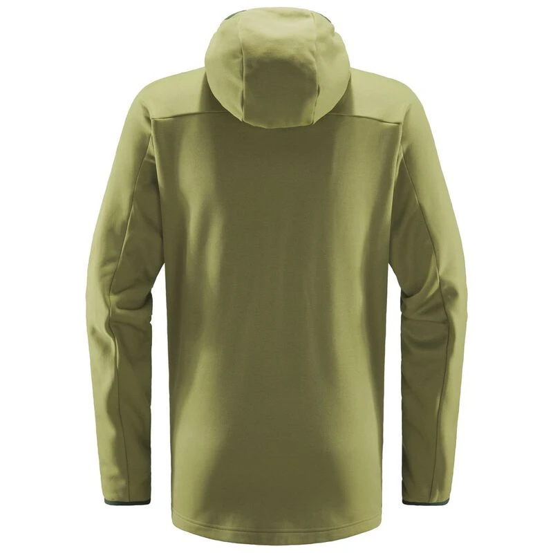 Haglöfs Mens Frost Hooded Fleece Jacket (Thyme Green/Fjell Green) | Sp