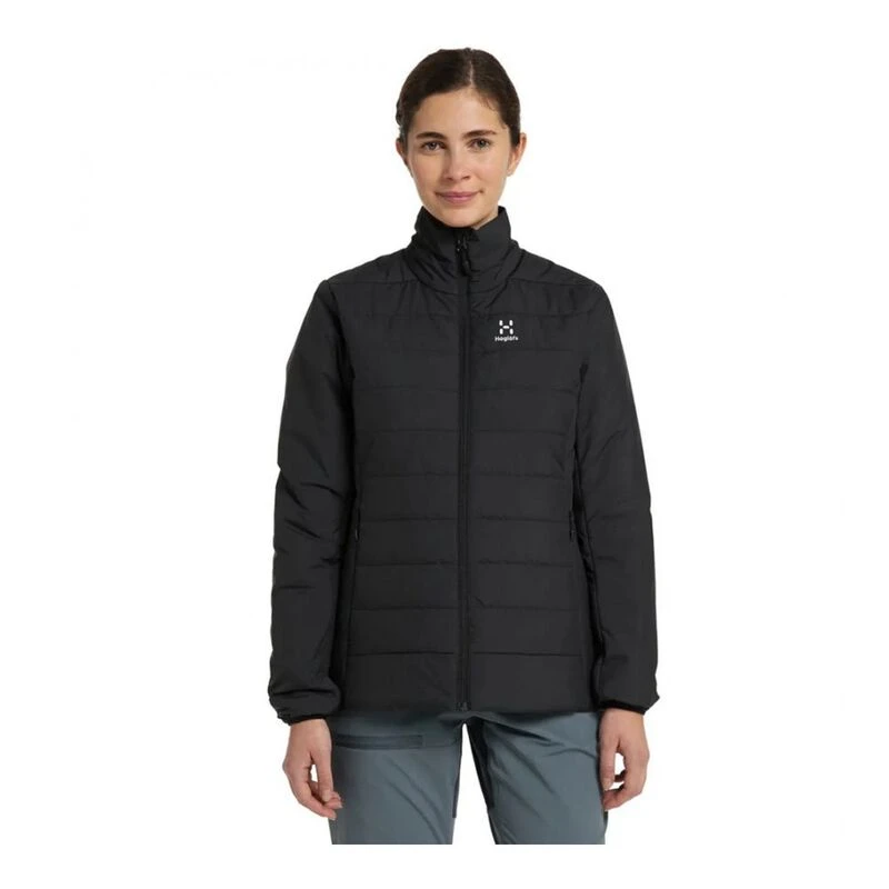Haglofs Womens Mimic Silver Jacket True Black Sportpursuit