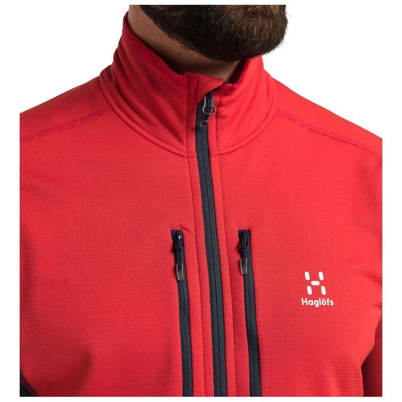 Haglofs Mens Roc Sheer Jacket Zenith Red Tarn Blue Sportpursuit