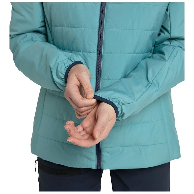 Haglofs Womens Mimic Silver Hooded Jacket (Frost Blue) | Sportpursuit.