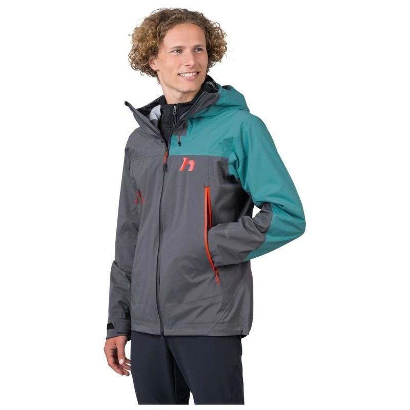 Hannah Mens Nexus Jacket Grey Blue Sportpursuit