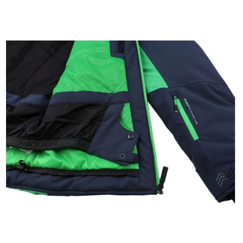 Hannah Mens Calvin Ski Jacket Blue Nights Classic Green Sportpursu