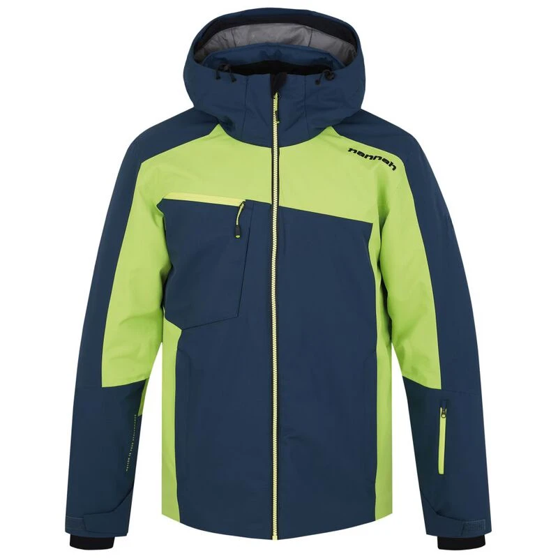 Lime green best sale and blue jacket