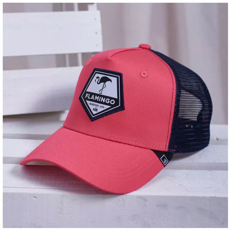 Vans on sale snapback flamingo