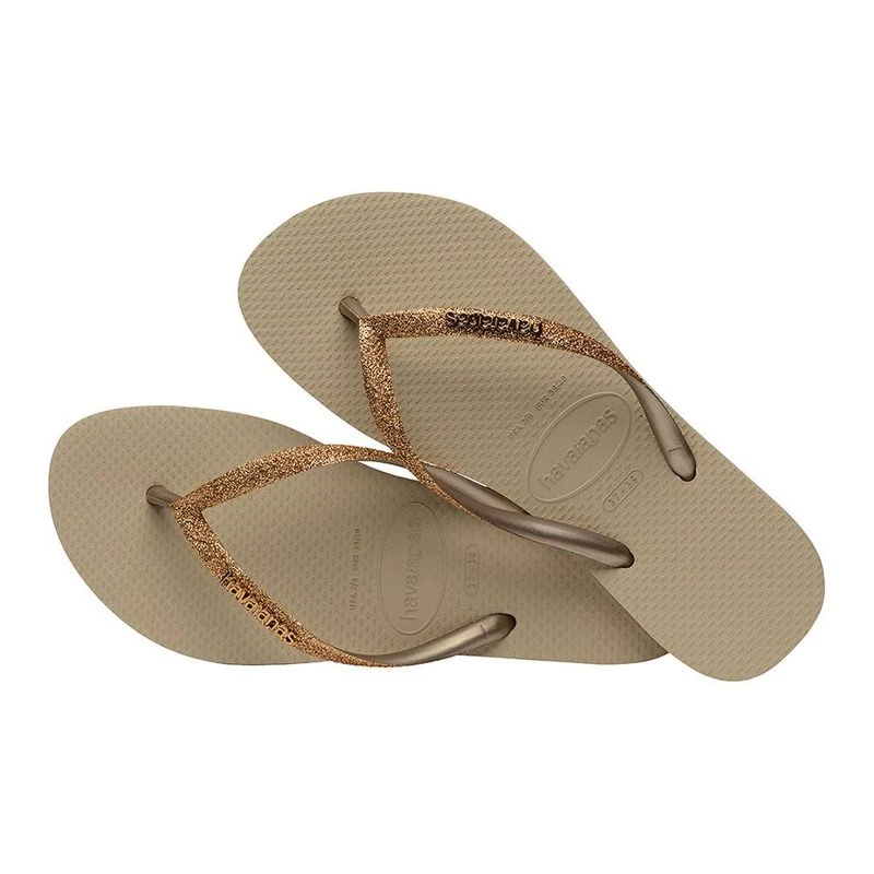 Havaianas slim glitter rose gold cheap