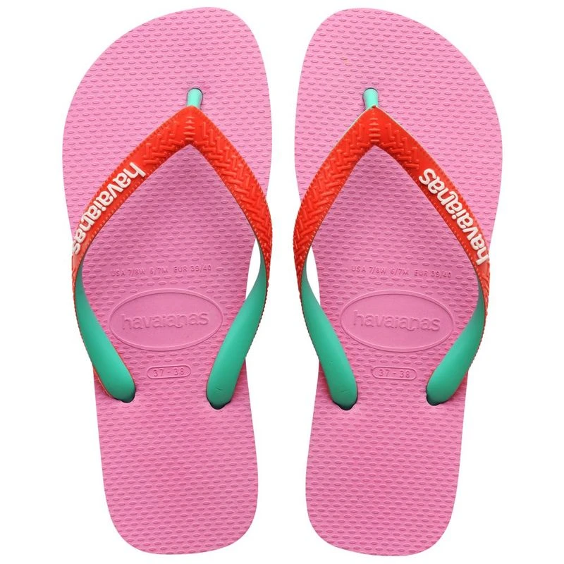 Havaianas Top Mix Flip Flops Pink Lemonade Sportpursuit