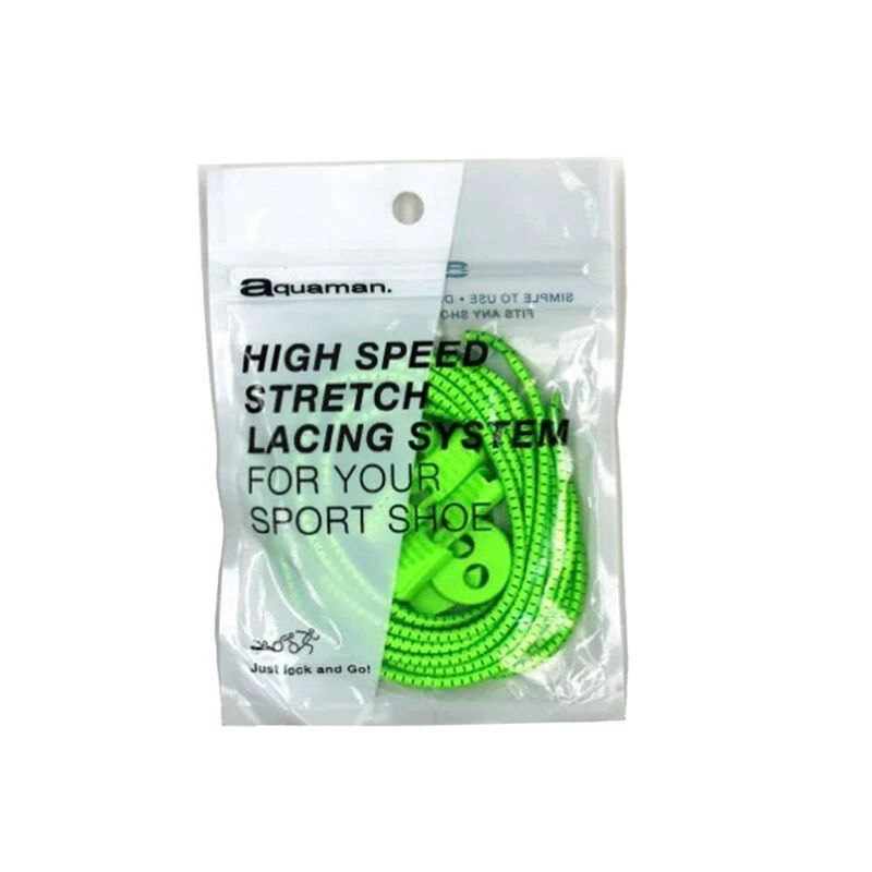 Aquaman Lacet Elastique Laces Green Sportpursuit