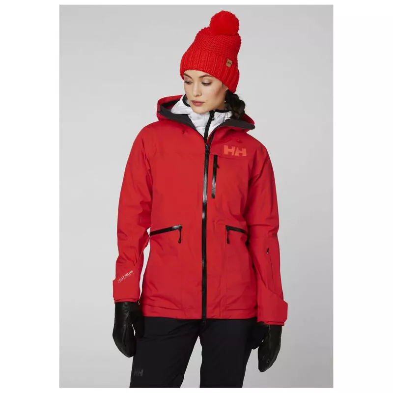 Helly Hansen Womens Kvitegga Jacket Alert Red Sportpursuit