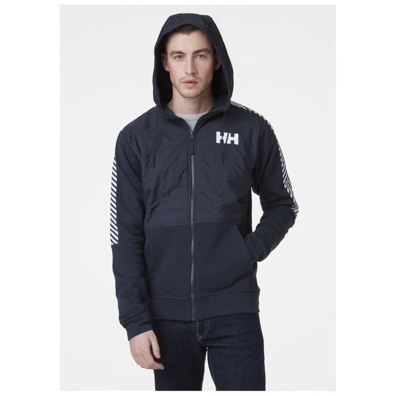 Helly Hansen Mens Stripe Hybrid Jacket Navy Sportpursuit