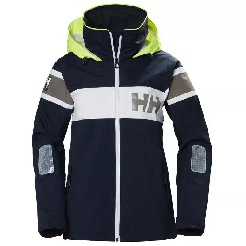 Helly Hansen Womens Salt Flag Jacket Graphite Blue Sportpursuit