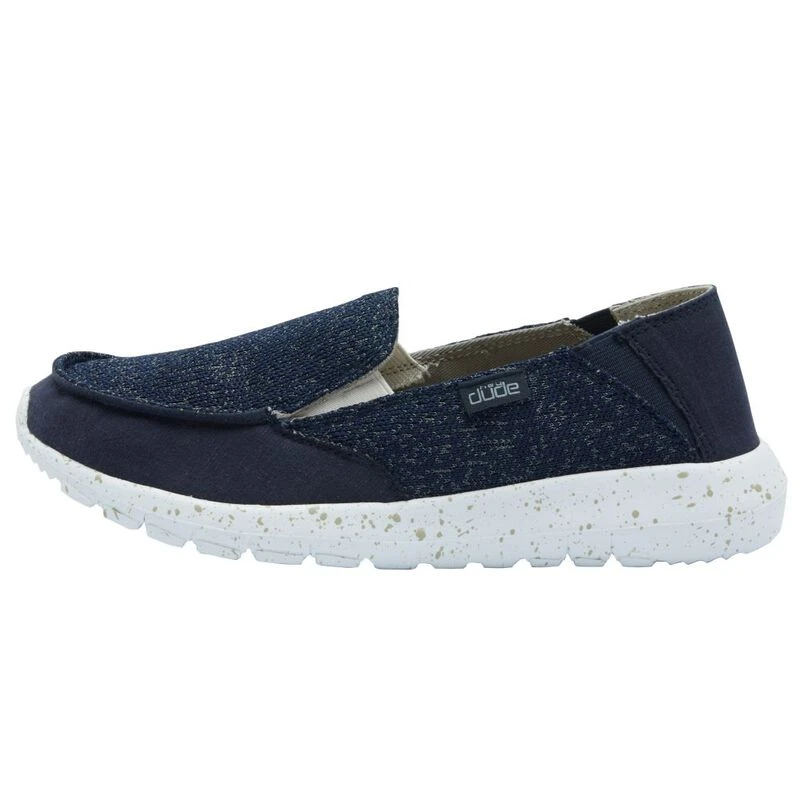Hey Dude Womens Ava Casual Shoes Navy Isla Sportpursuit