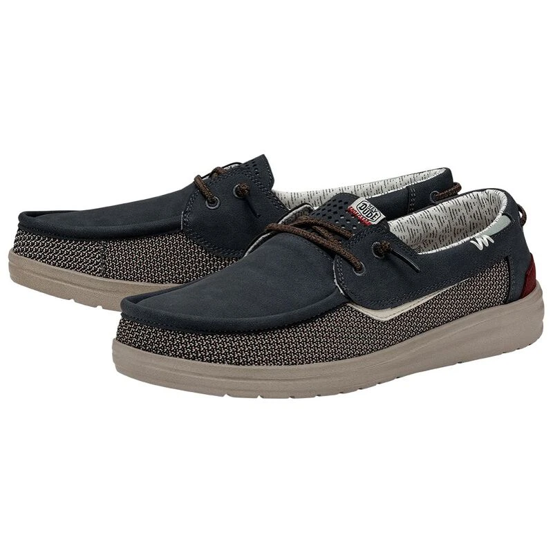 HeyDude Mens Welsh Shoes (Deep Blue) | Sportpursuit.com