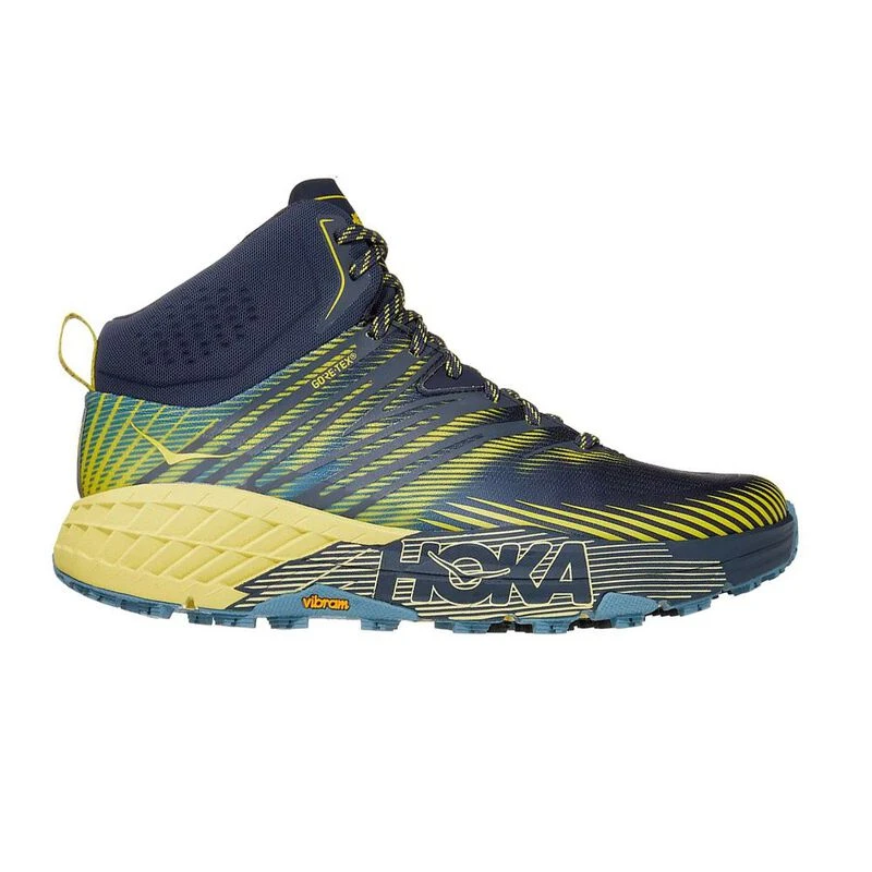Hoka Mens Speedgoat Mid 2 GTX Trail Running Shoes Purple Sportpur