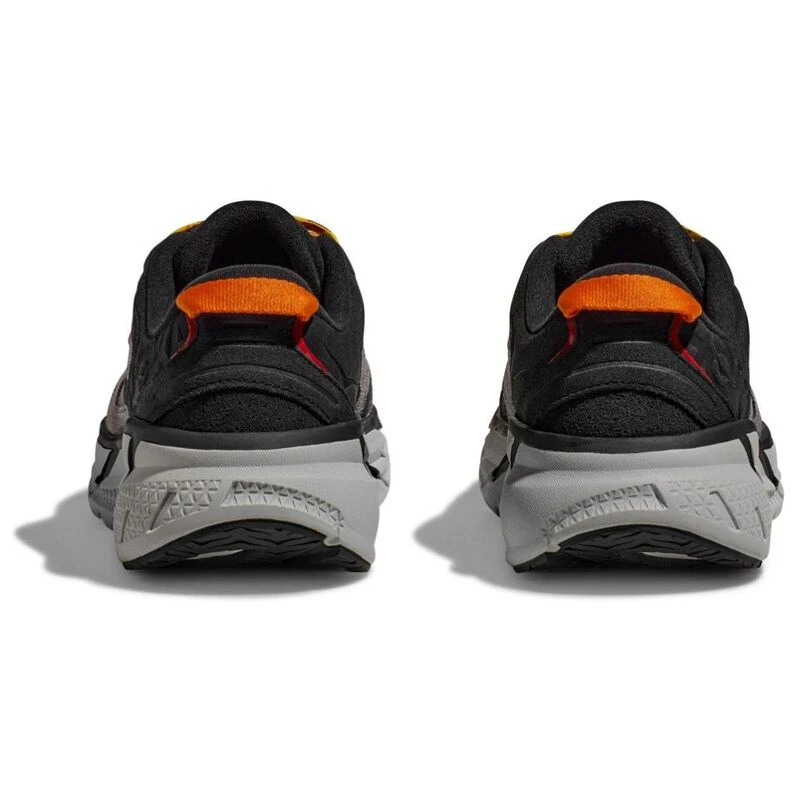 Hoka Clifton L Suede Casual Shoes (Black/Lunar Rock) | Sportpursuit.co