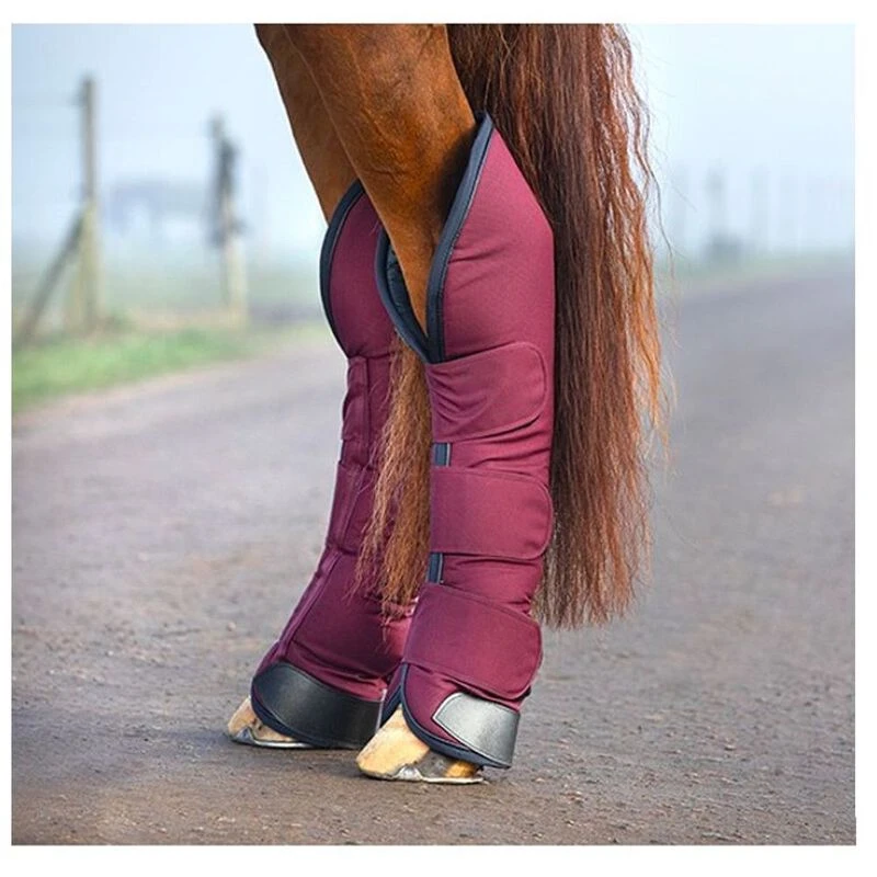 Horseware Ddat4a qqgb Tendon Brushing Boots Burgundy Burg Teal Navy