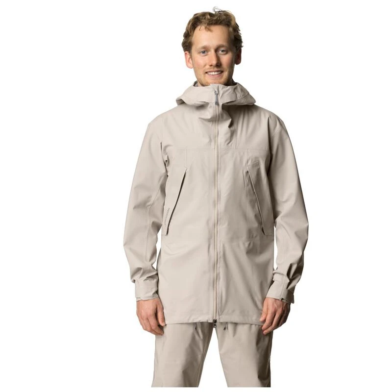 Houdini Mens Leeward Waterproof Jacket Sandstorm Sportpursuit