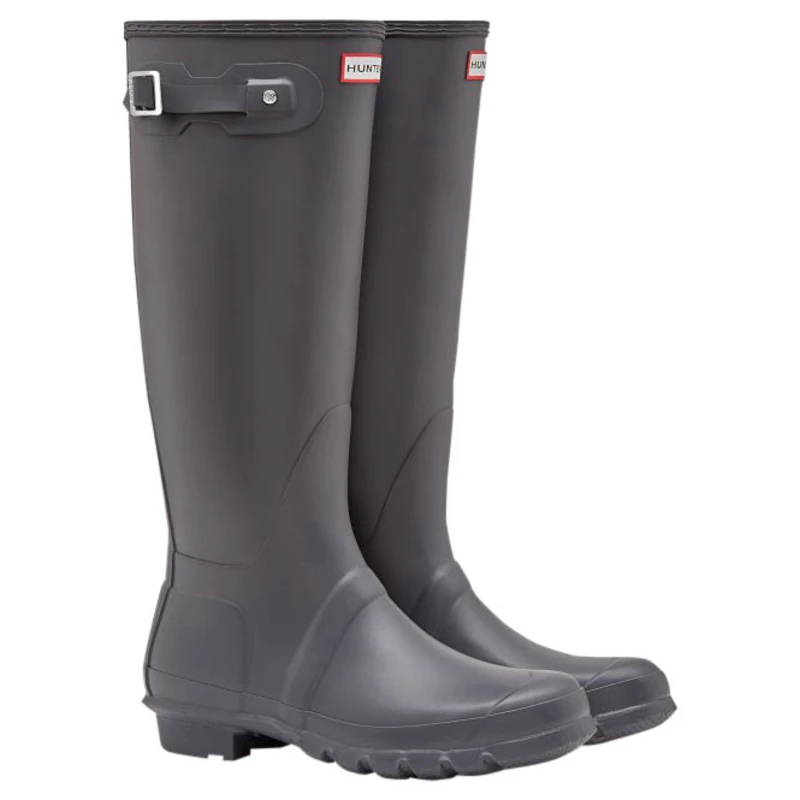 Hunter women's original tall rain sale boots dark slate