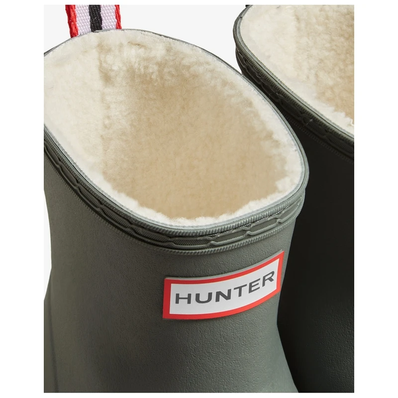 Hunter Womens Play Insulated Short Boots Urban Grey Sportpursuit.c