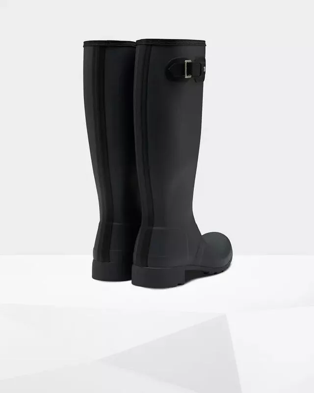 Hunter Womens Original Tour Wellington Boots Grey Luna Sportpursui