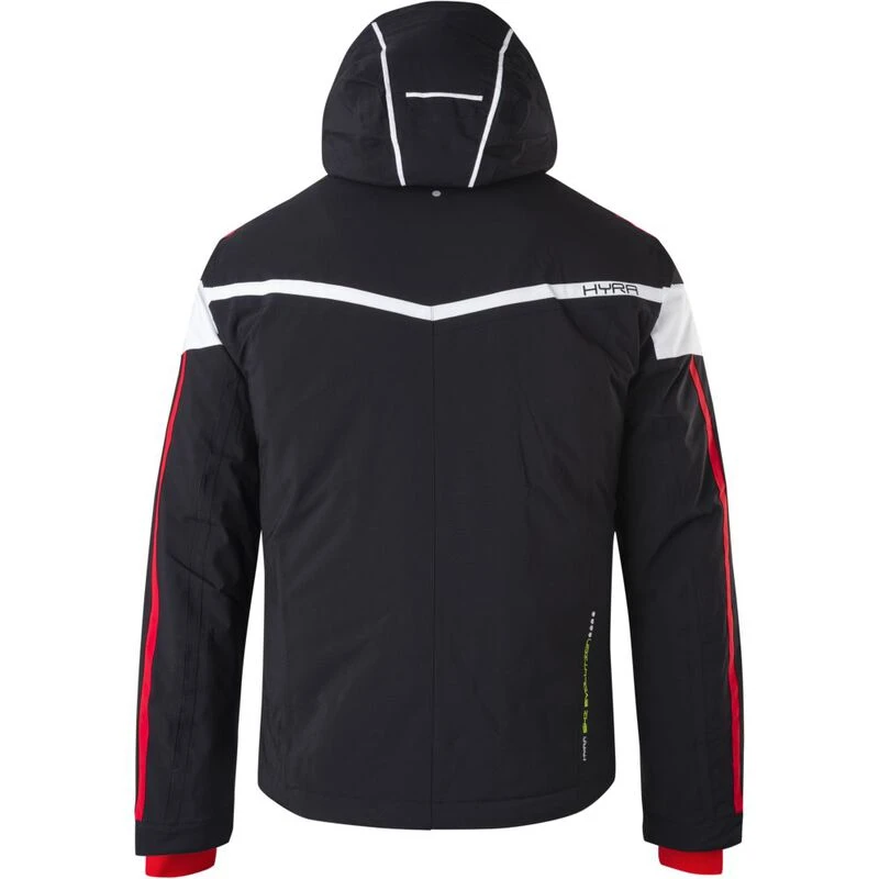 Hyra Mens Chur Ski Jacket (Black/Red)