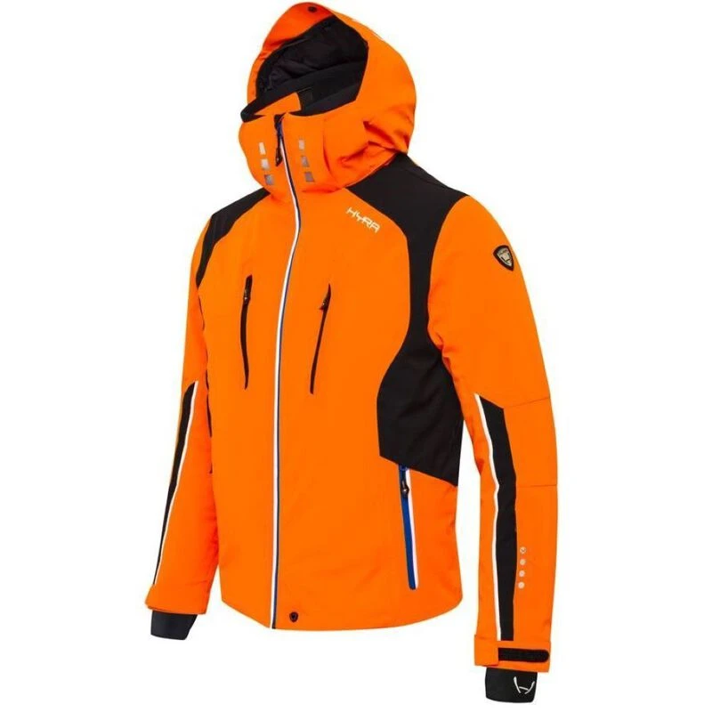 Hyra Mens Mayrberg Avs Ski Jacket (Shocking Orange/Black) | Sportpursu