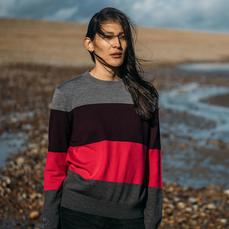 Block stripe sweater store