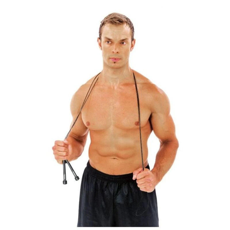 Iron gym adjustable speed rope outlet