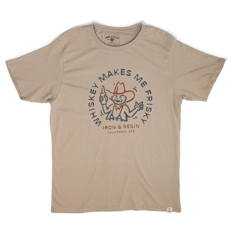 IronandResin Mens Frisky T-Shirt (Field Tan) | Sportpursuit.com