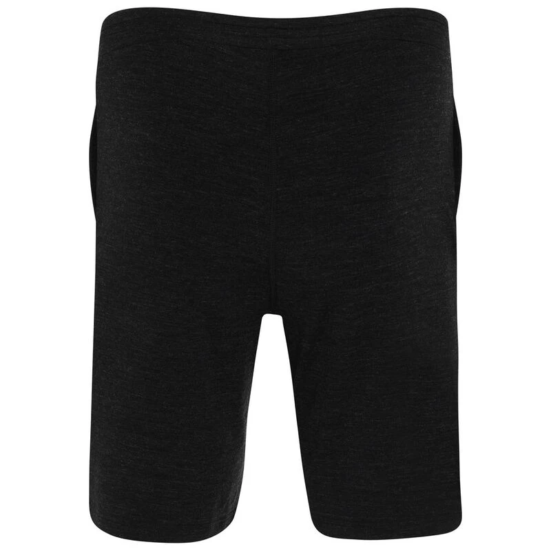 Isobaa Mens Merino 200 PJ Shorts (Black Melange)
