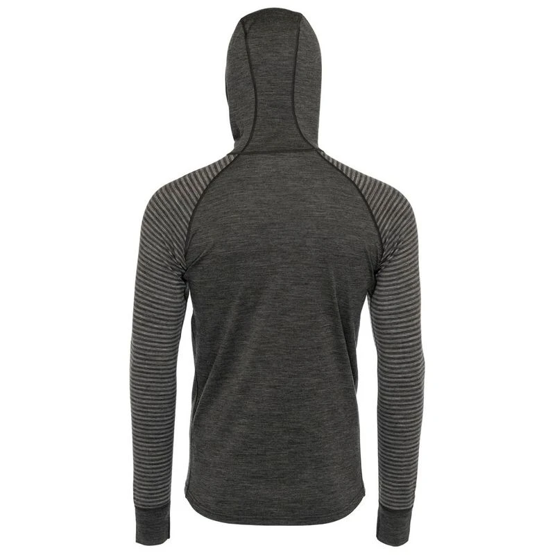 Isobaa mens merino 200 zip neck hoodie clearance