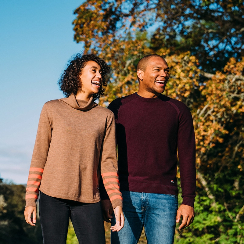 Moss stitch shop sweater mens